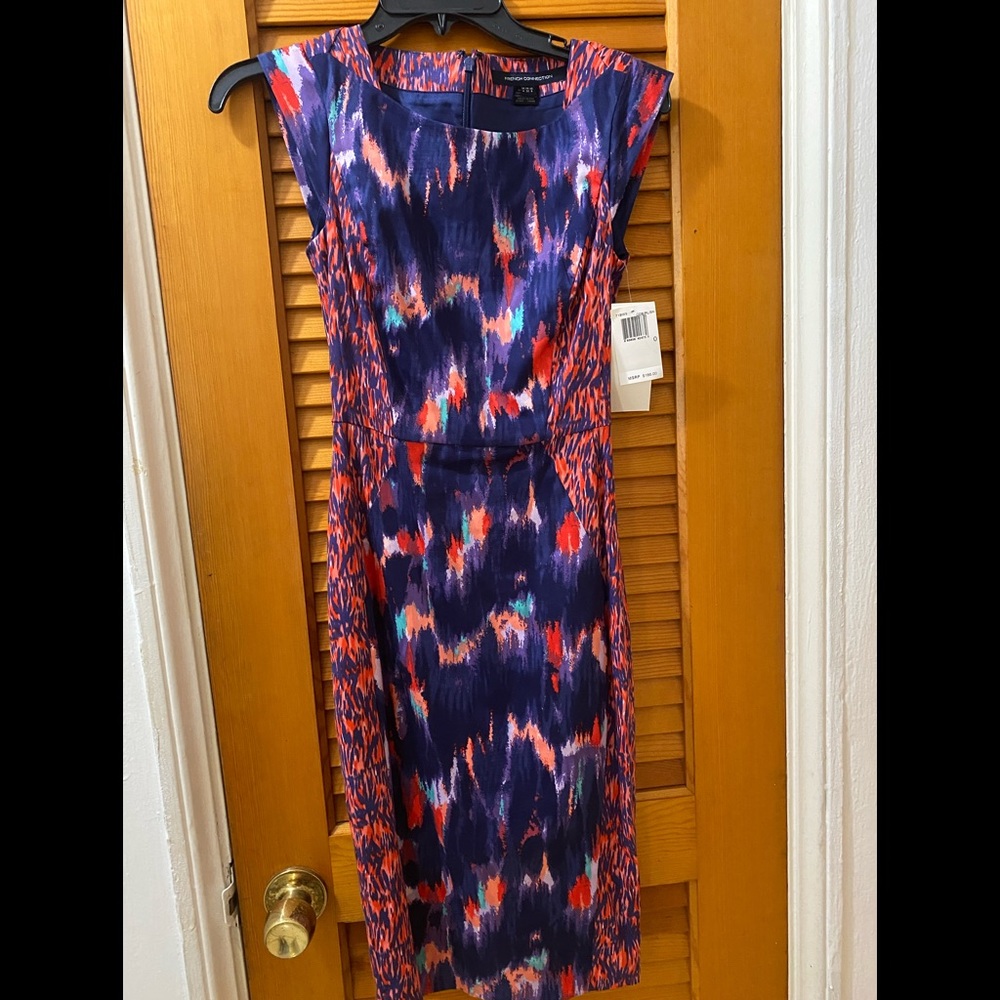 French connection multicolored dress BNWT